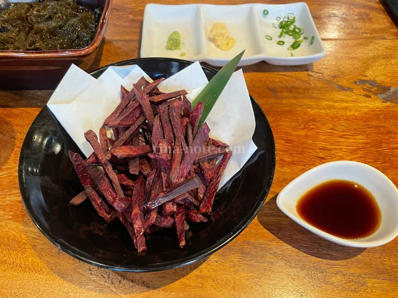 宮古島うさぎやメニュー紅芋ポテトフライ