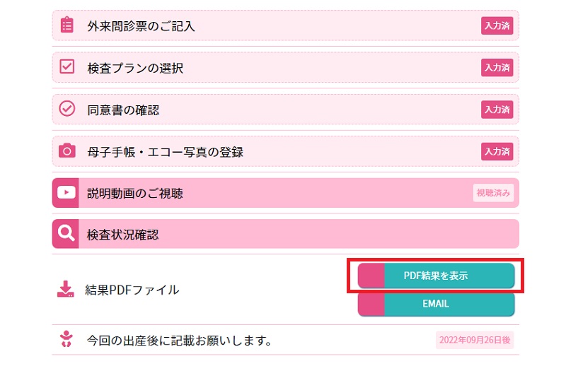 ヒロクリニック出生前診断検査結果